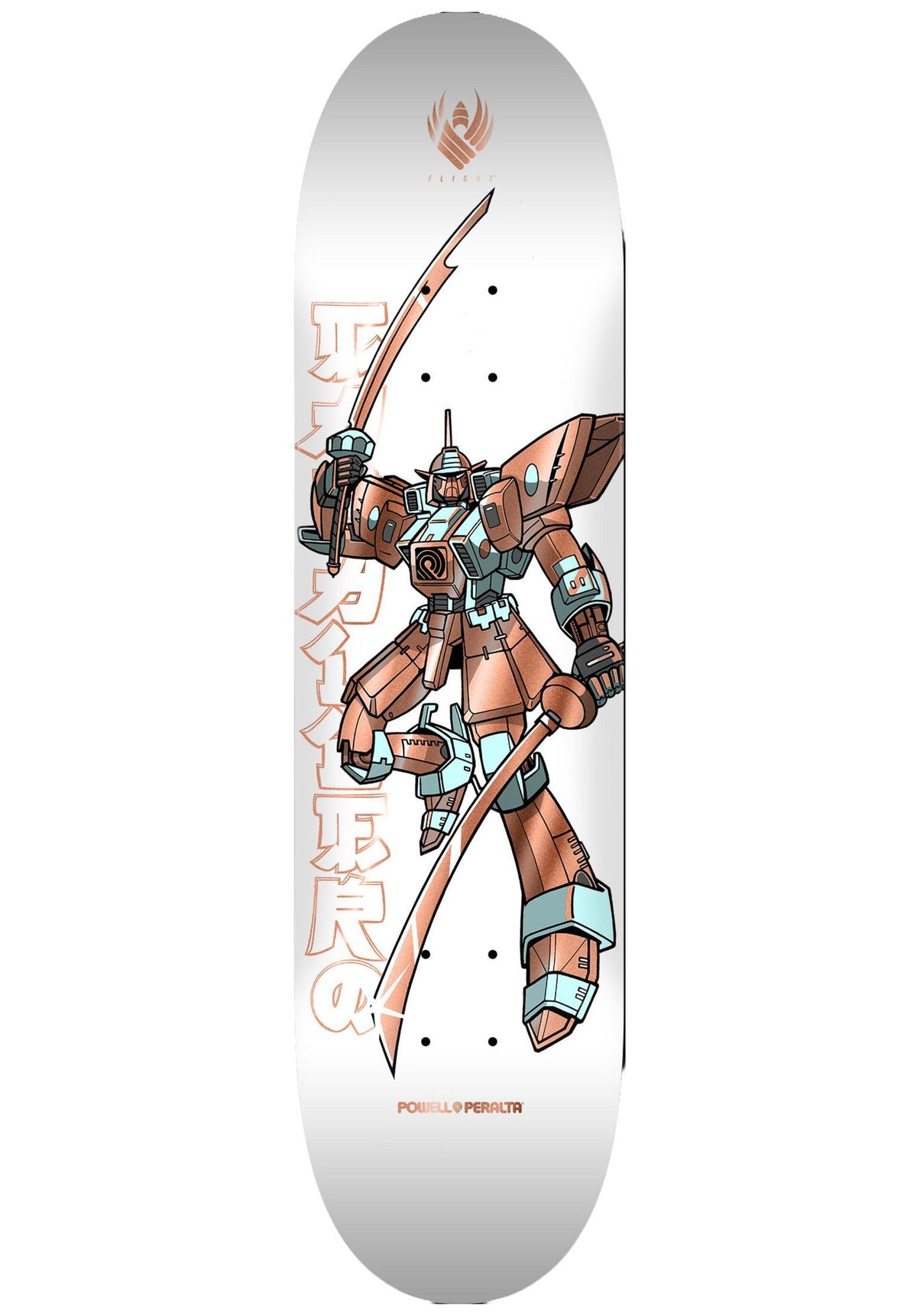 Flight Pro Steve Caballero Gundam New K26 Concave white/copper foil Vorderansicht