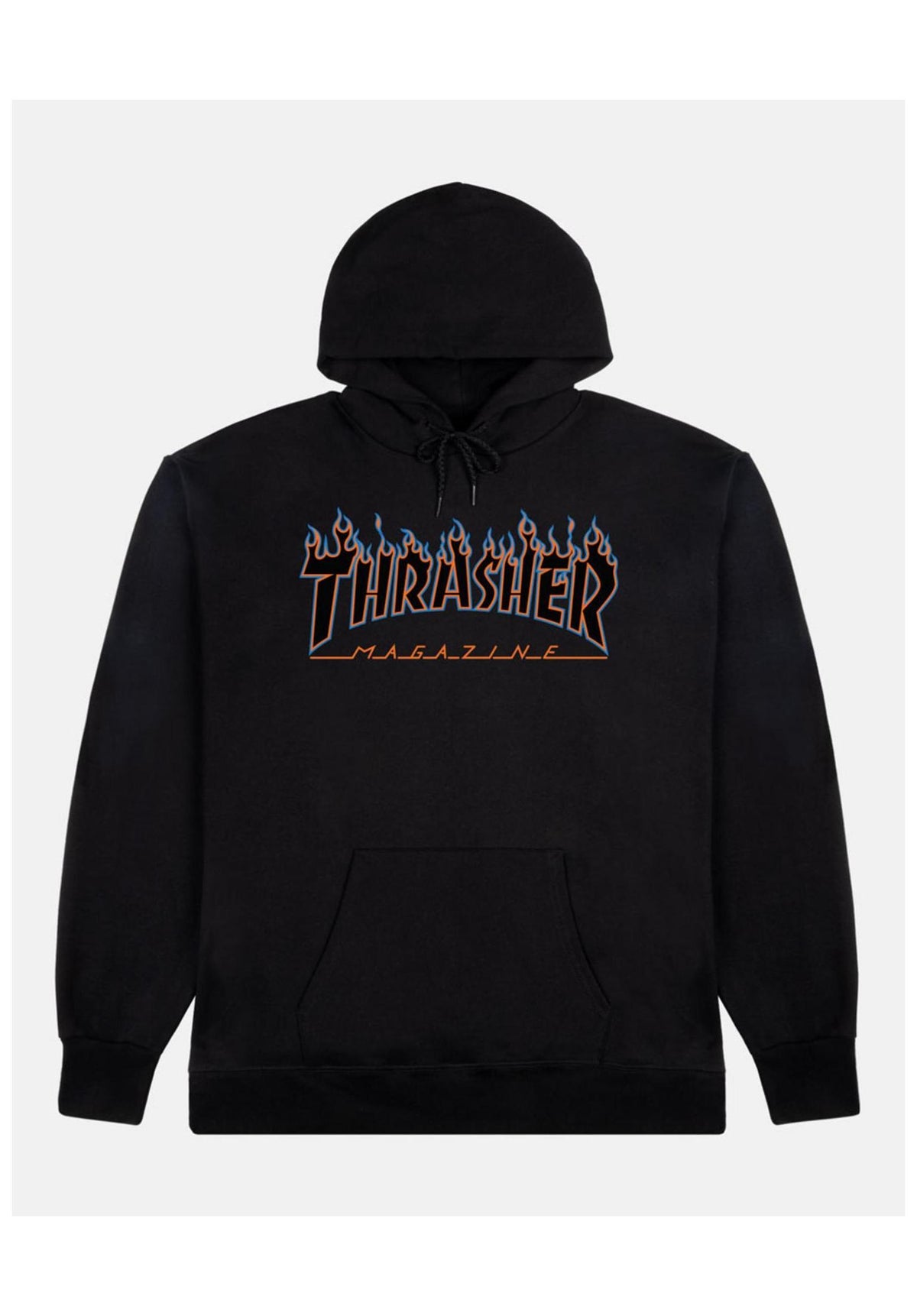 Flame black-blue-orange Vorderansicht