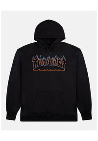 Flame black-blue-orange Vorderansicht