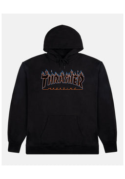 Flame black-blue-orange Vorderansicht