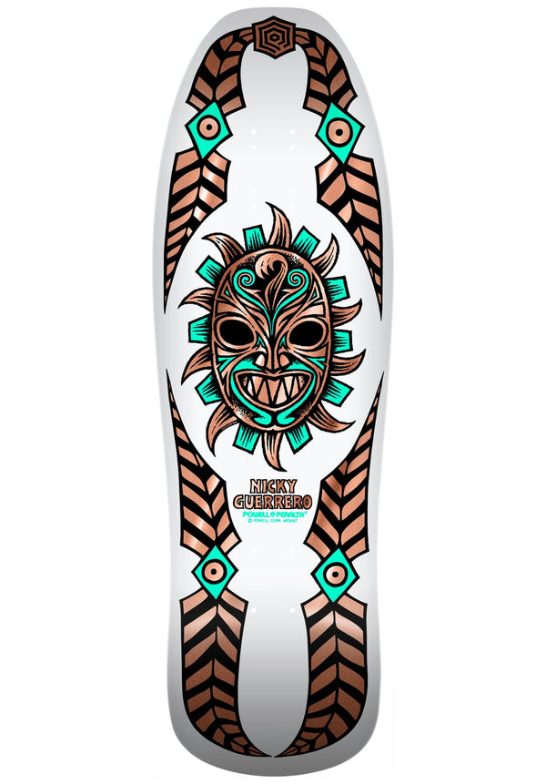 Nicky Guerrero Mask white/copper foil Vorderansicht
