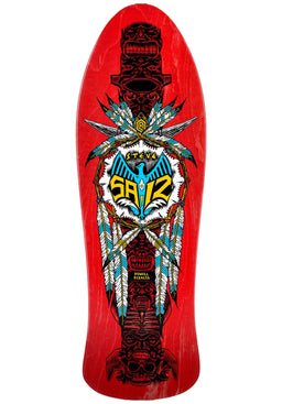 Steve Saiz Totem Reissue red-stain Vorderansicht