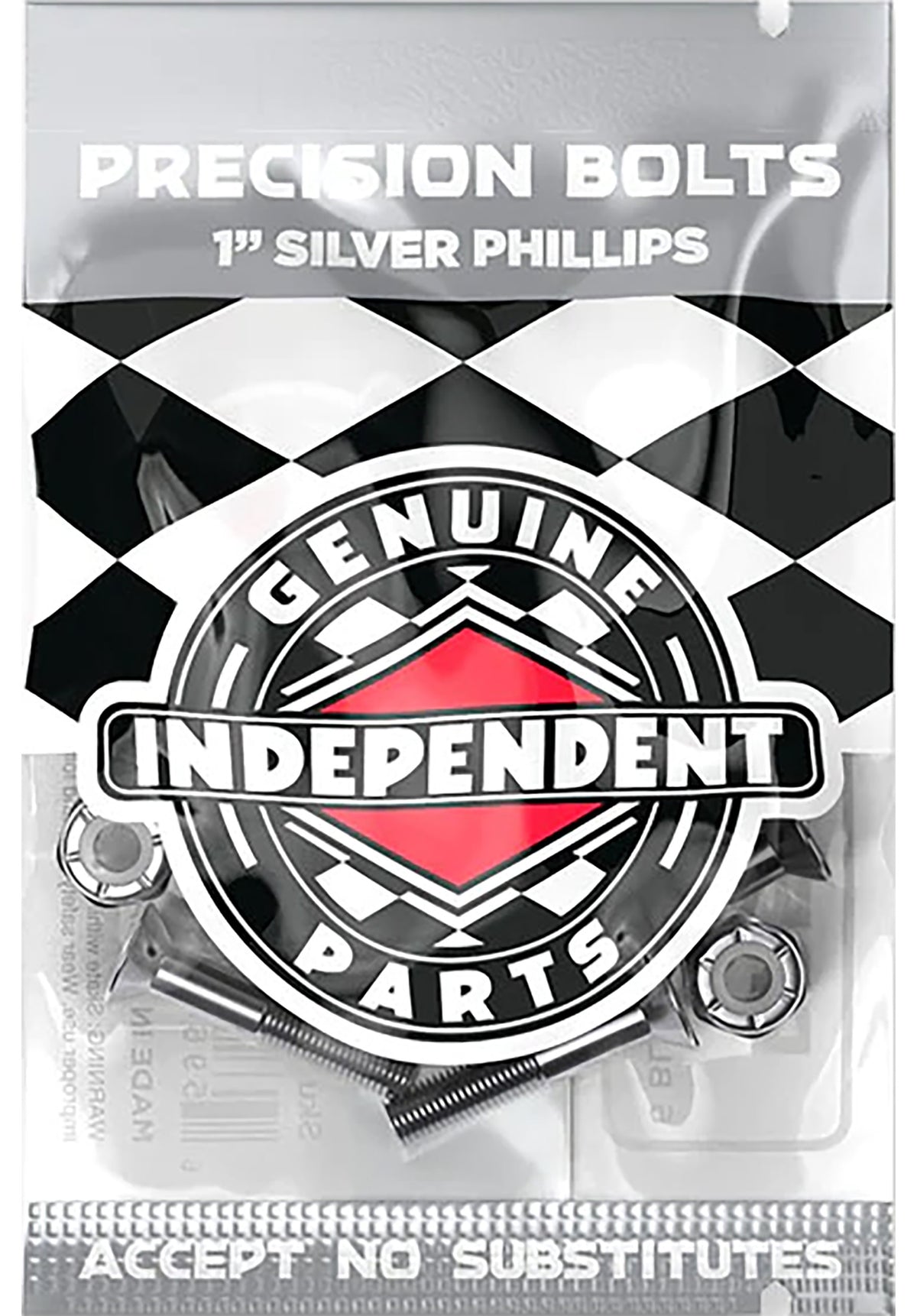 1 Kreuz black-silver Vorderansicht
