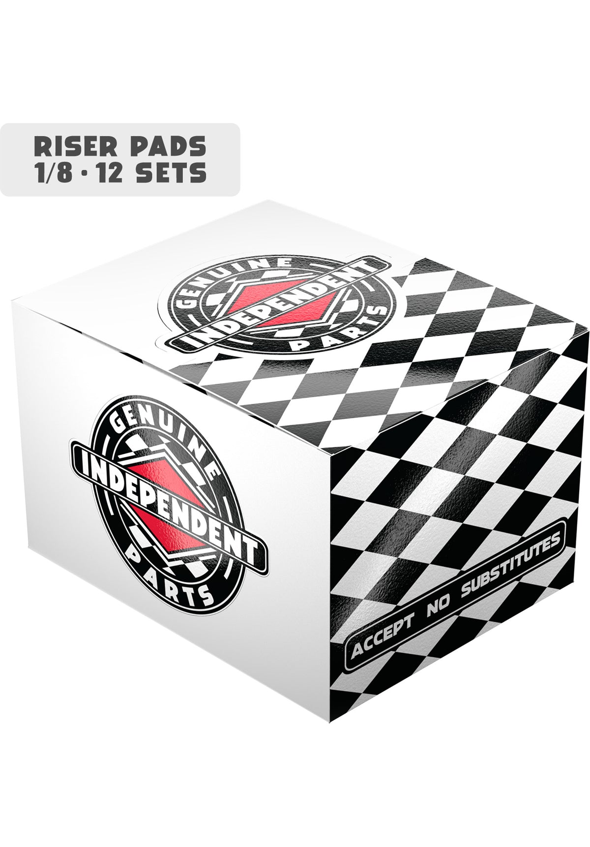 1/8 Pack Of 12 white Vorderansicht