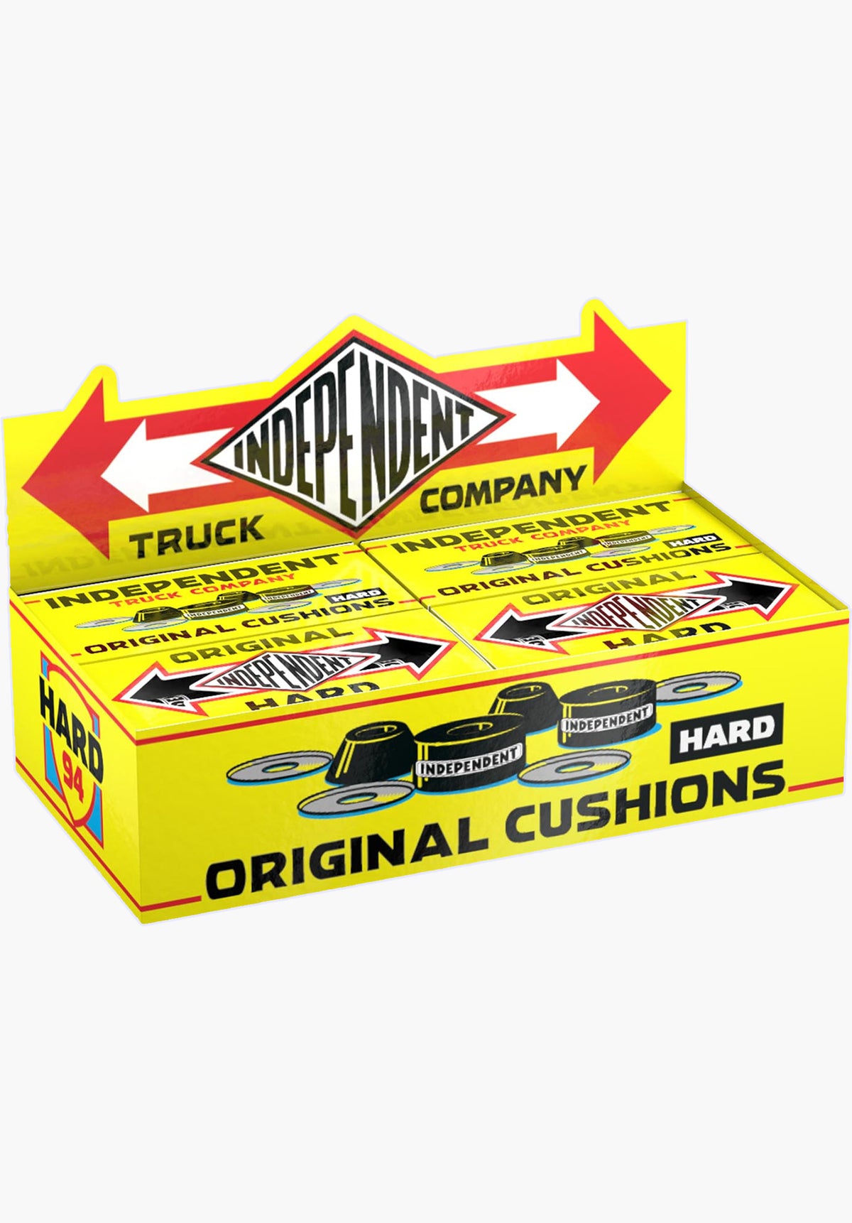Stage 4 Original Cushions Hard 94A 4er black Rueckenansicht