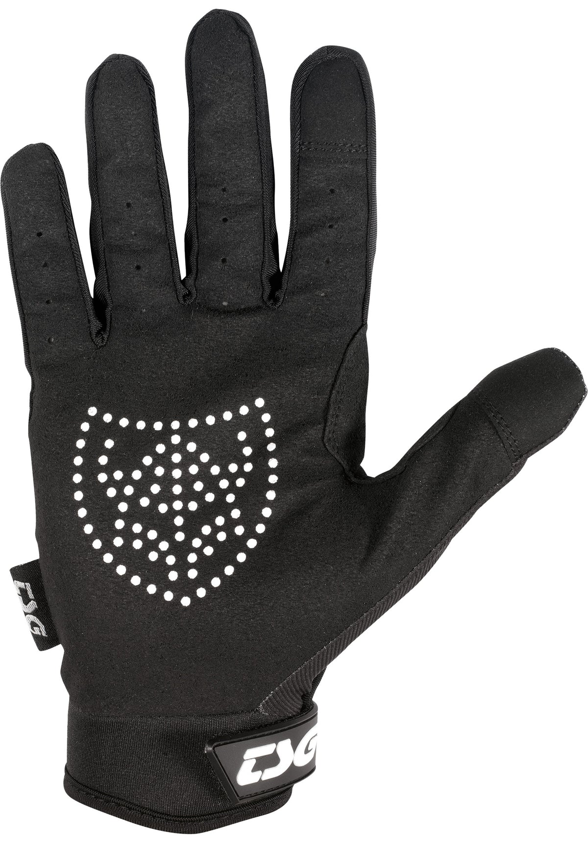 DW Glove solid black Rueckenansicht