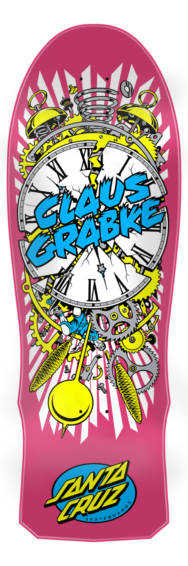 Grabke Exploding Clock Reissue pink Vorderansicht