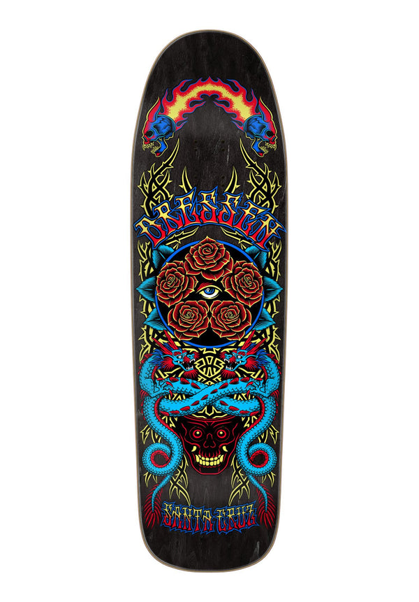 Dressen Rose Crew Shaped black-multicolored Vorderansicht