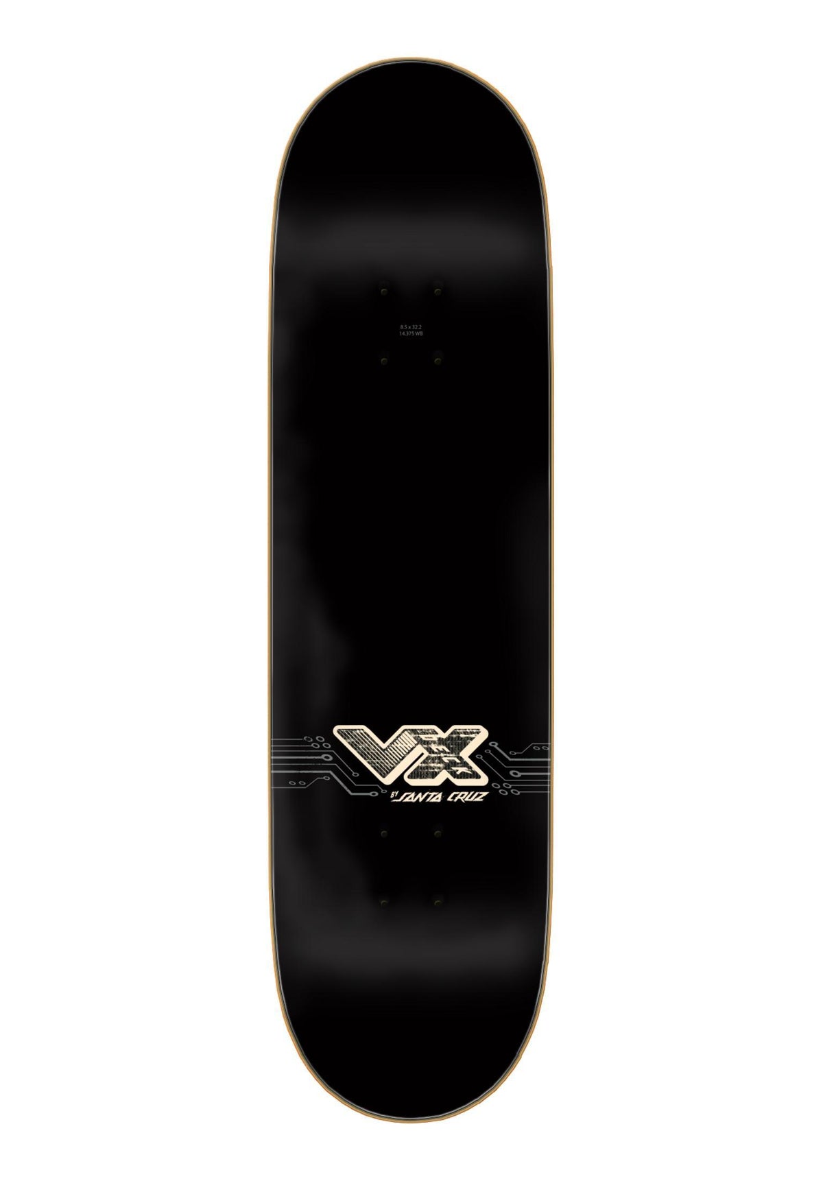 Wooten Cyber VX black-red Rueckenansicht