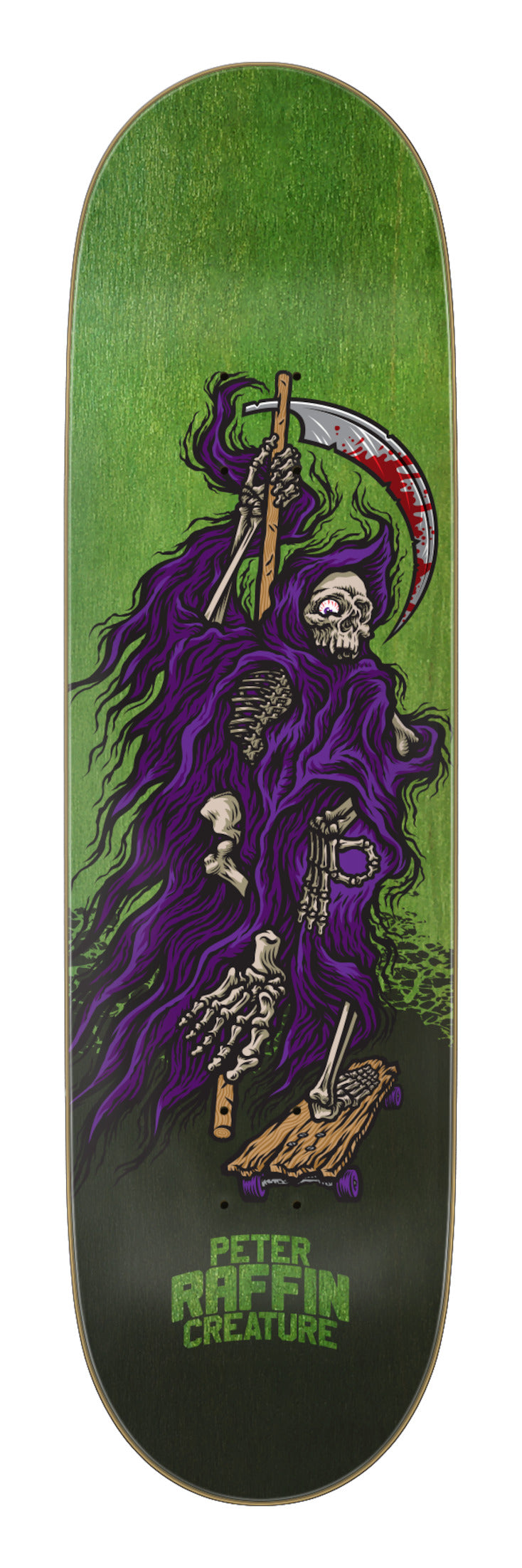 Raffin Reaper Pro green-purple Vorderansicht