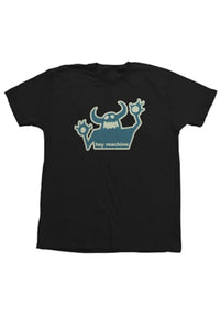 OG Monster 90's black-teal Vorderansicht