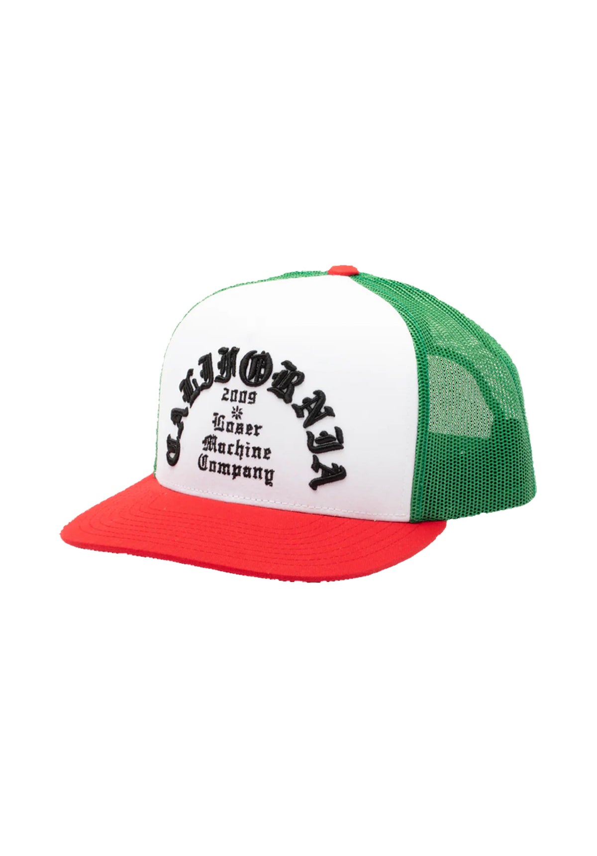 Fanatic Flexfit Twill Trucker red-white-green Vorderansicht