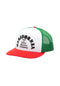 Fanatic Flexfit Twill Trucker red-white-green Vorderansicht
