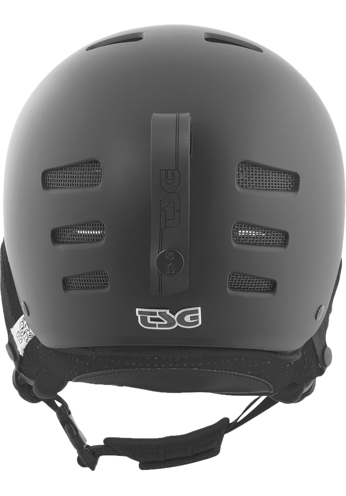 Trophy Solid Color satin black Rueckenansicht