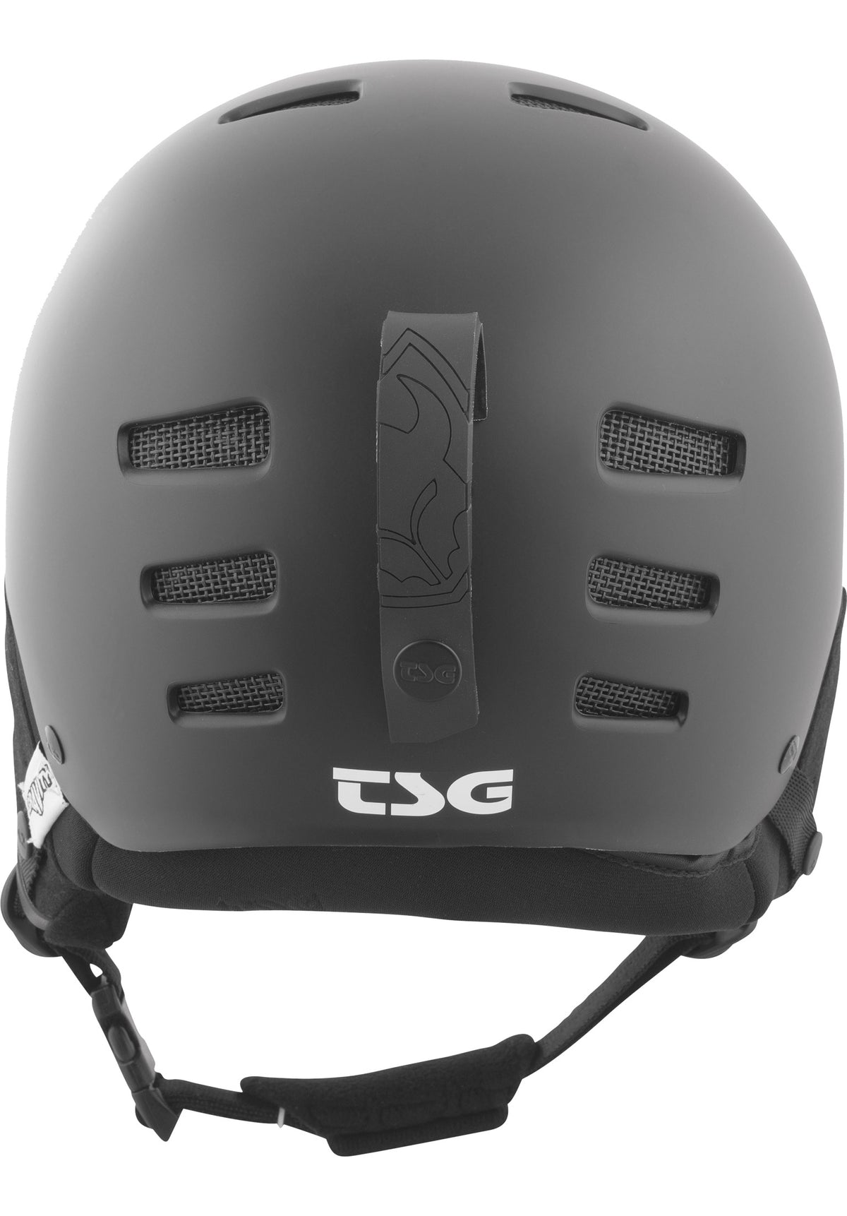 Gravity Solid Color satin black Rueckenansicht