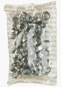 Axle Nut 50er Pack silver Vorderansicht