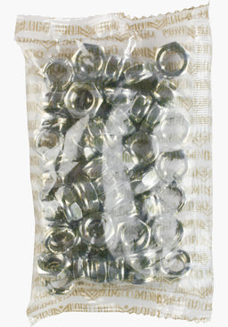 Axle Nut 50er Pack silver Vorderansicht