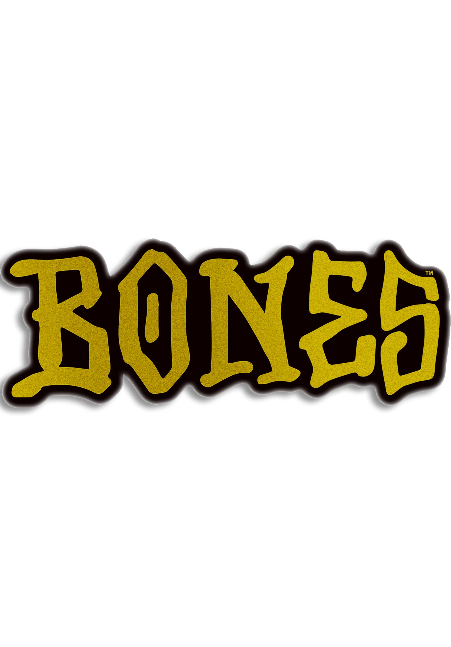 OG Bones 5 Sticker gold Vorderansicht