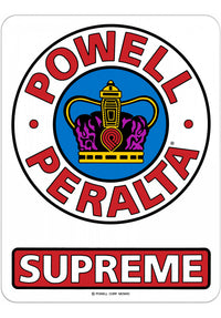 Supreme OG 12 Ramp Sticker clear Vorderansicht