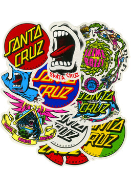 Pack Of 10 Sticker multicolored Vorderansicht