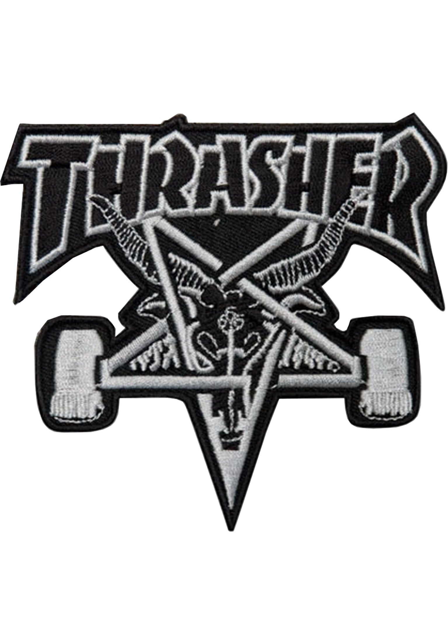 Skate Goat 4 Patch black Vorderansicht