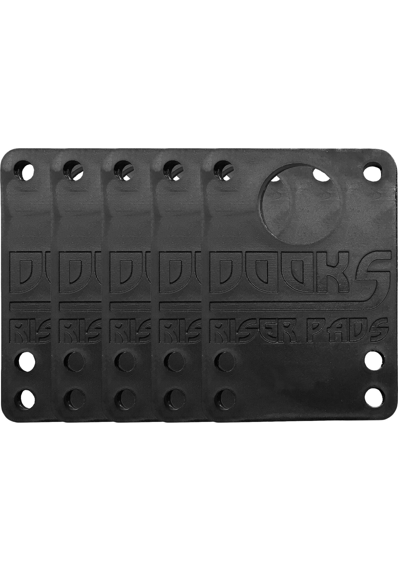 1/4'' Riser 5er black Vorderansicht