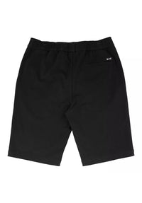 Span Elastic Waist black-black Rueckenansicht