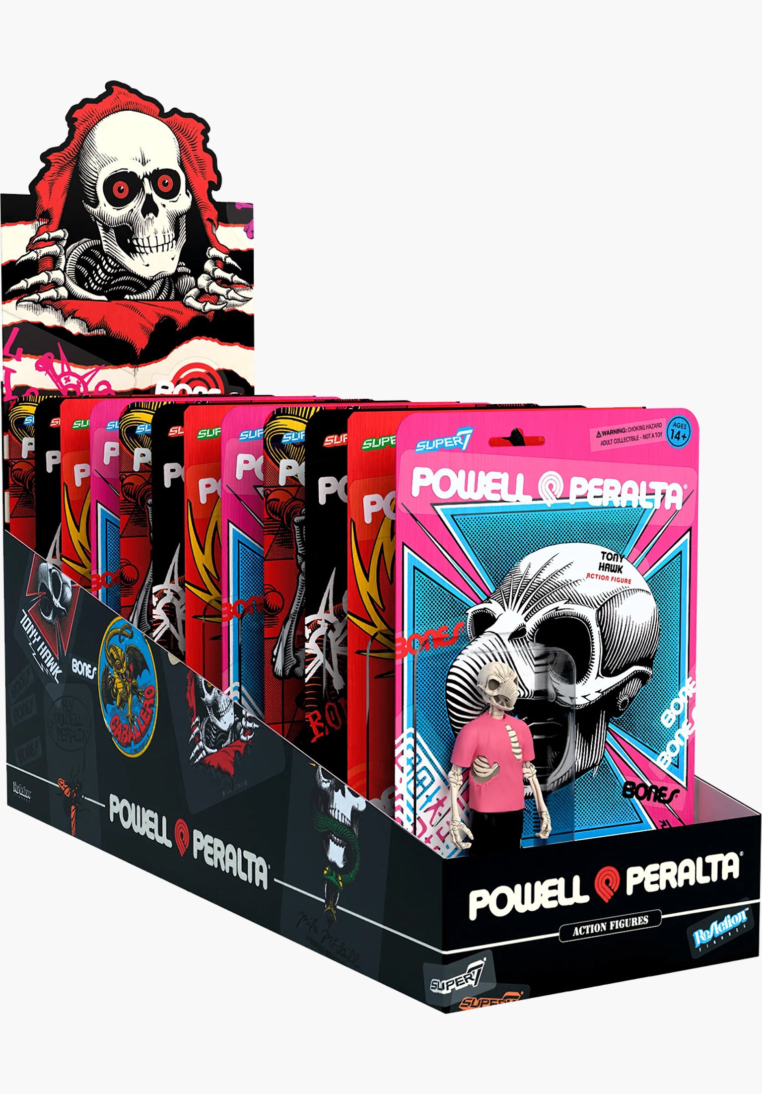 Powell-Peralta ReAction Figure Wave 2 12-Pack multicolored Vorderansicht