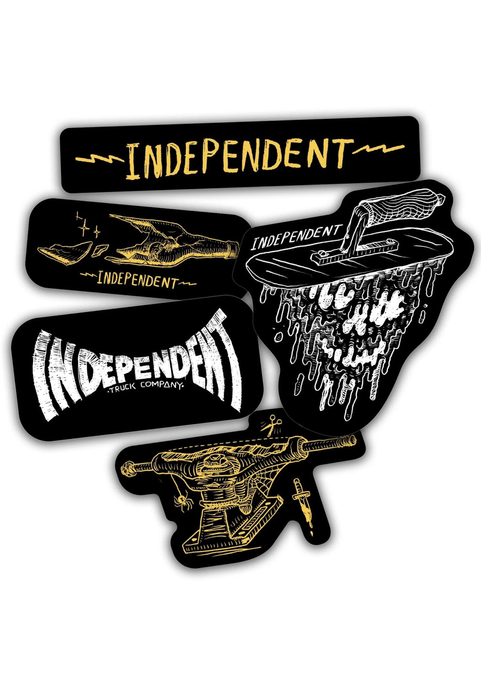 Bratrud Notebook Vinyl Sticker 5-Pack assorted Vorderansicht