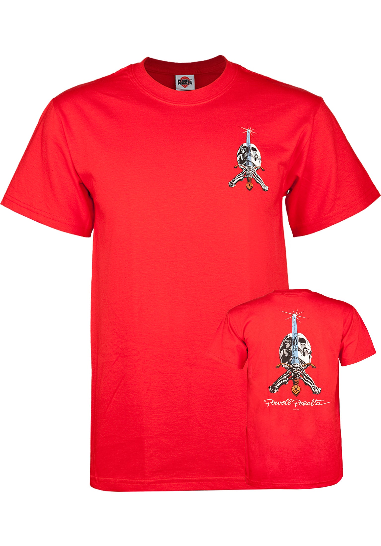 Skull & Sword red Vorderansicht