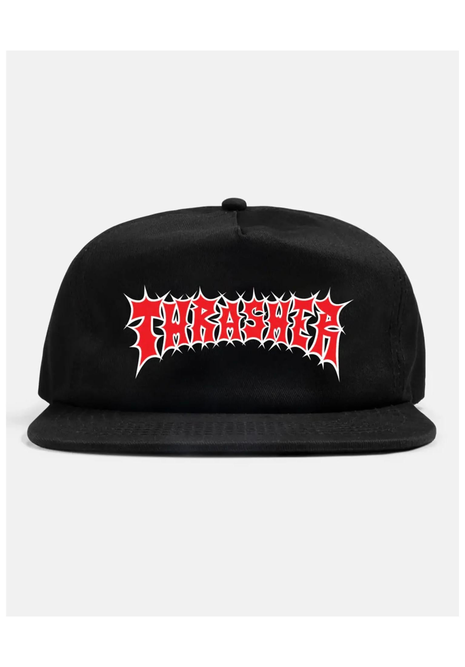 Spikey Snapback black Vorderansicht