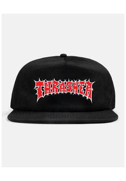 Spikey Snapback black Vorderansicht