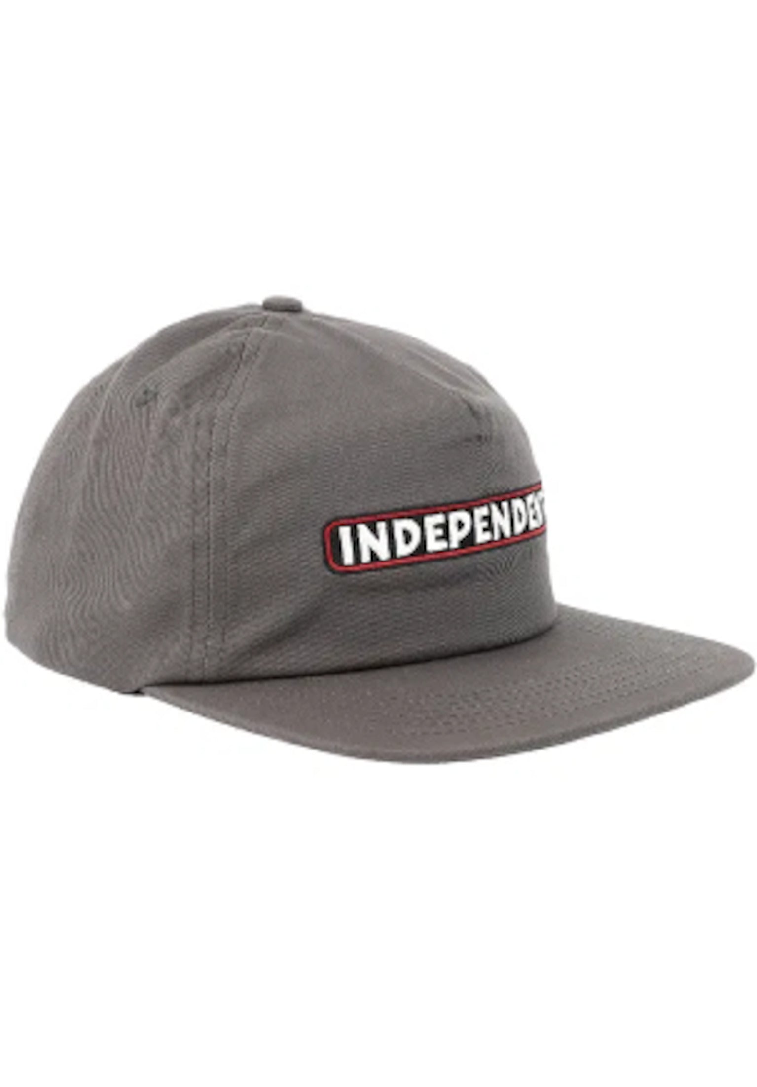 Bar Logo Snapback Unstructured charcoal Vorderansicht