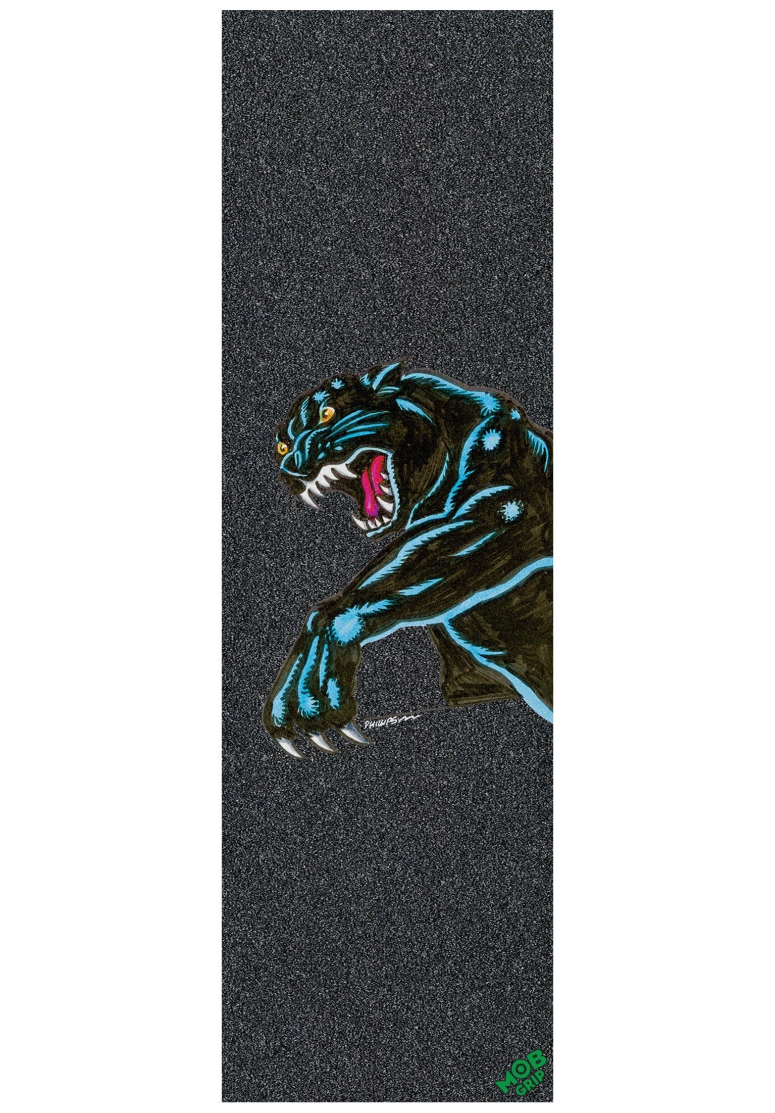 Santa Cruz Natas Sketch Panther 11 x 33 Sheet black Vorderansicht