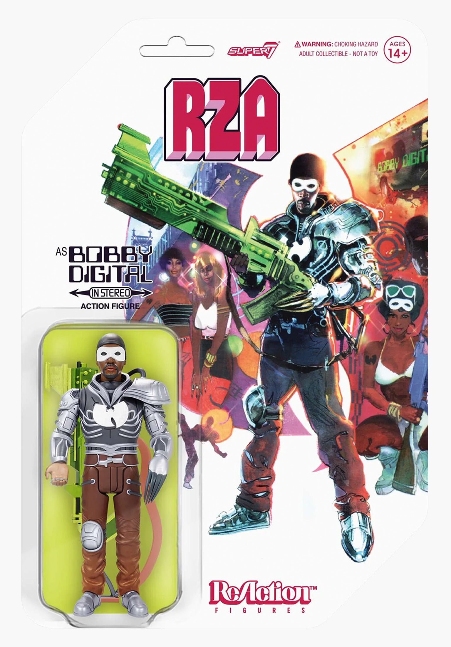 RZA ReAction Figure Wave 1 Bobby Digital Standard multicolored Vorderansicht