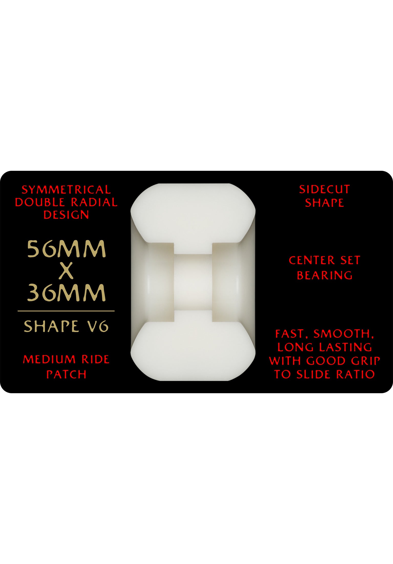 Dragons 93A V6 Symmetrical Medium Ride offwhite Rueckenansicht