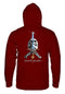 Skull & Sword garnet Vorderansicht