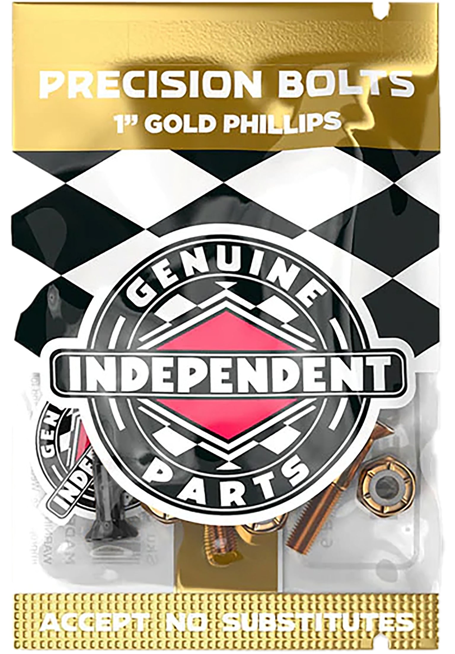 1 Kreuz black-gold Vorderansicht