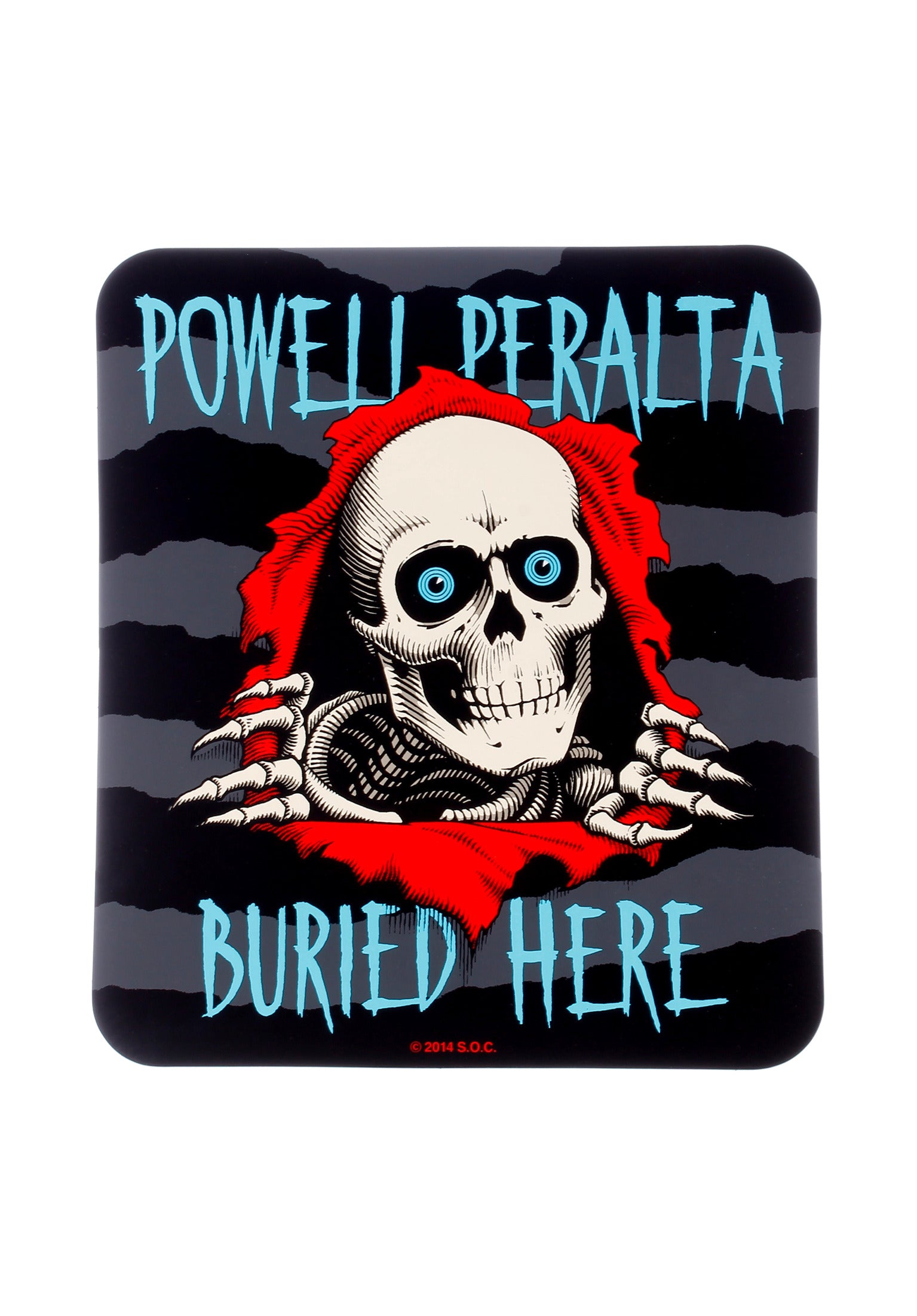 Buried Here Dealer Sticker no color Vorderansicht