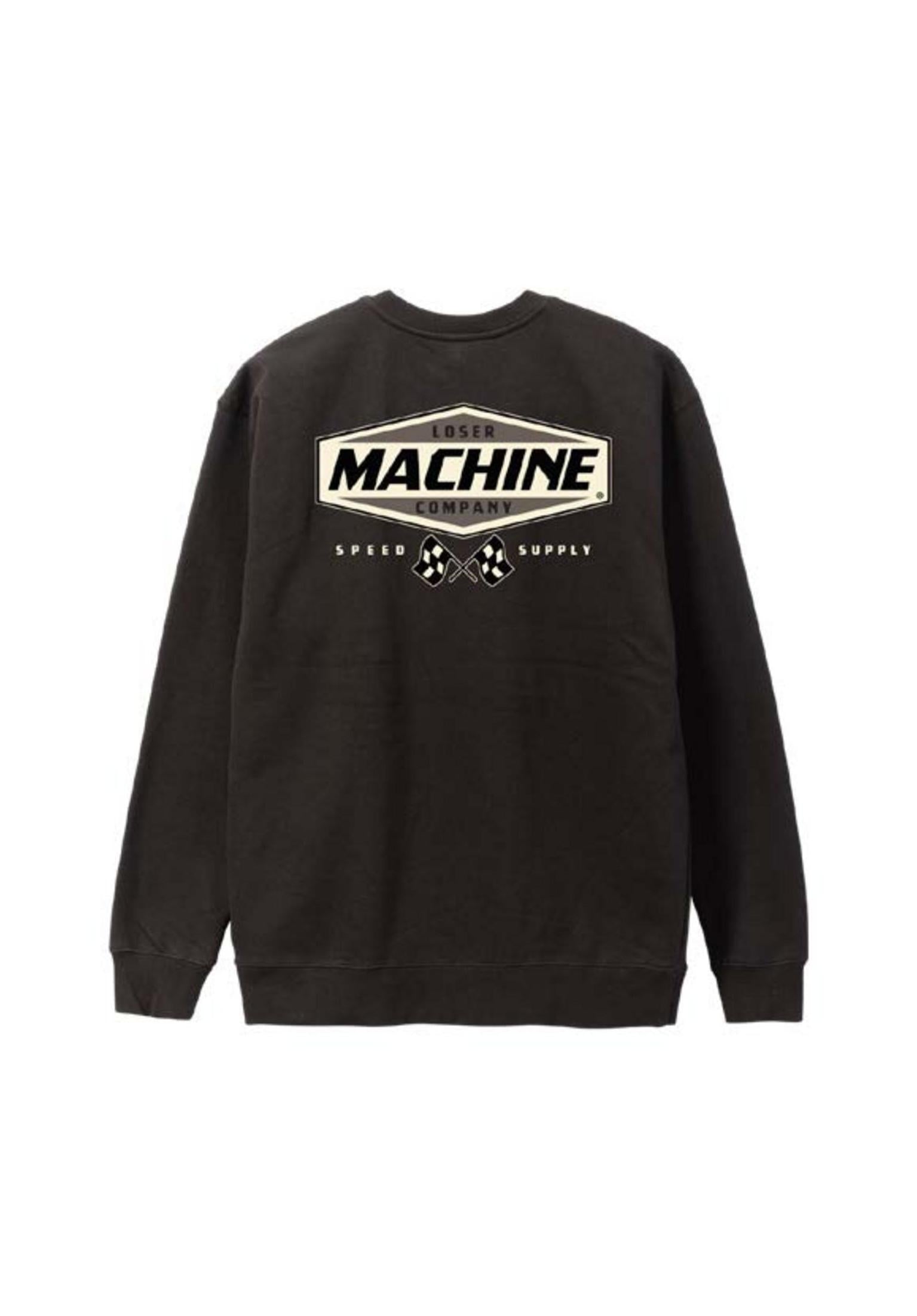 Overdrive Crew Heavyweight black Vorderansicht