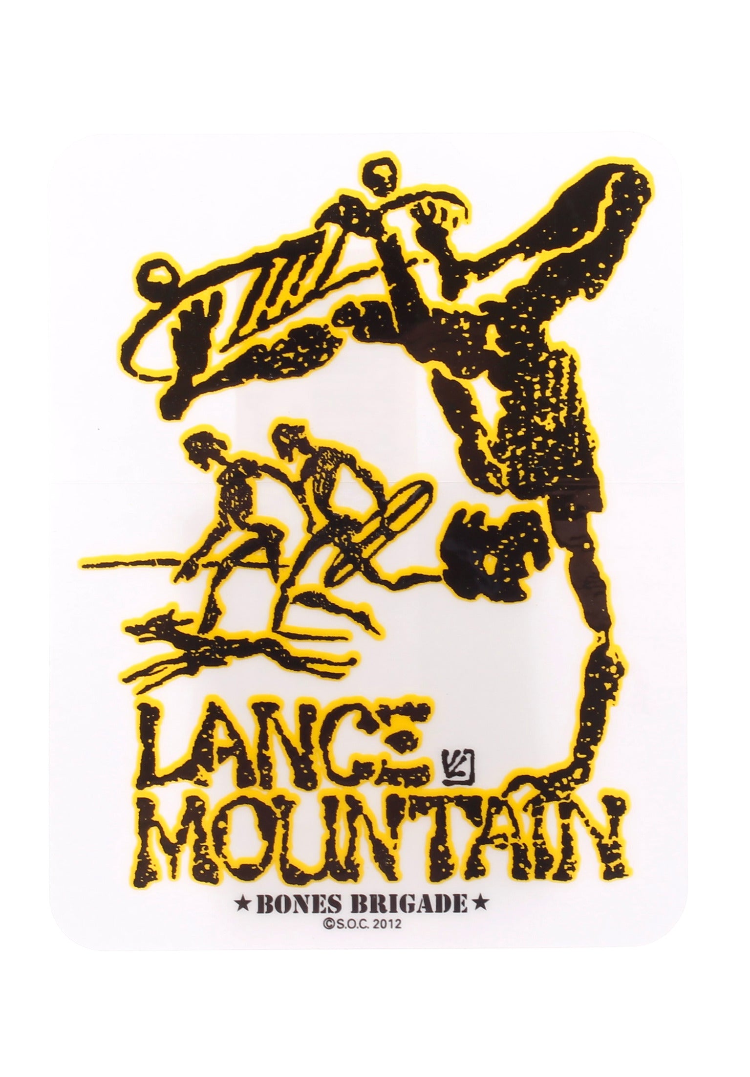 Lance Mountain Sticker Vorderansicht