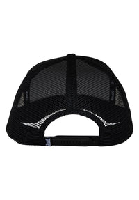 Finest Streak 5-Panel Unstructured Mesh Snapback black Rueckenansicht