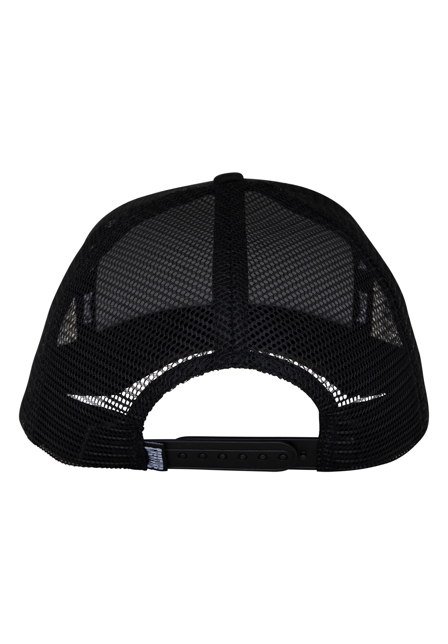 Finest Streak 5-Panel Unstructured Mesh Snapback black Rueckenansicht
