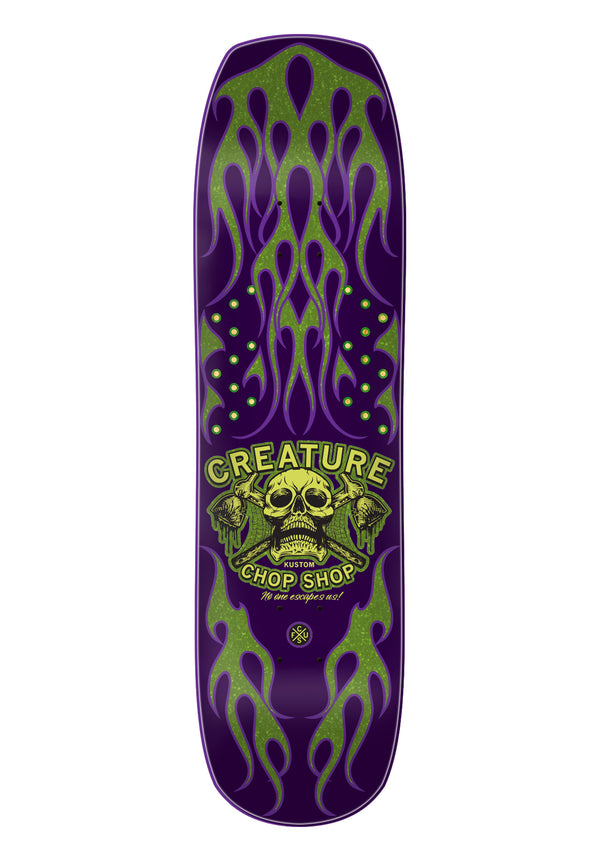 Chop Shop Flame Shaped purple Vorderansicht