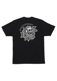 Dressen Skull Rose Heavyweight black Rueckenansicht