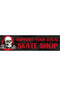 Support Your Local Skate Shop Bumper Sticker black Vorderansicht