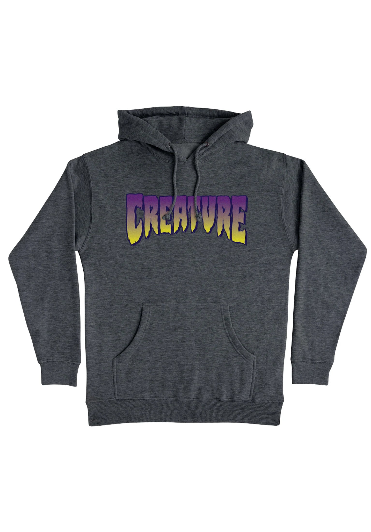 Logo Heavyweight charcoal heather-purple Vorderansicht