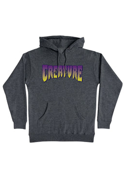 Logo Heavyweight charcoal heather-purple Vorderansicht