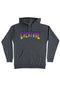 Logo Heavyweight charcoal heather-purple Vorderansicht
