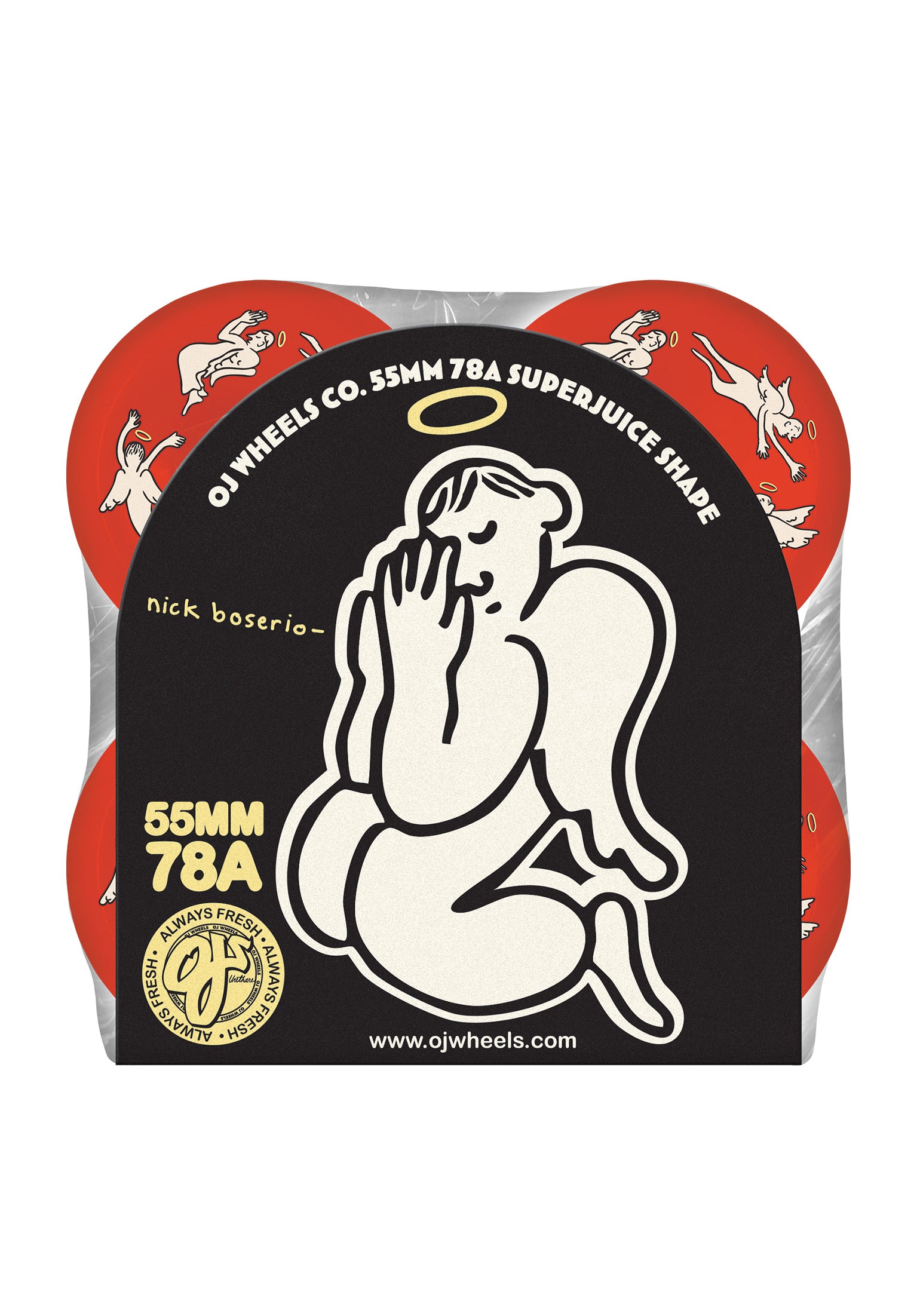 Nick Boserio Holy Angels Mini Super Juice 78A red Rueckenansicht